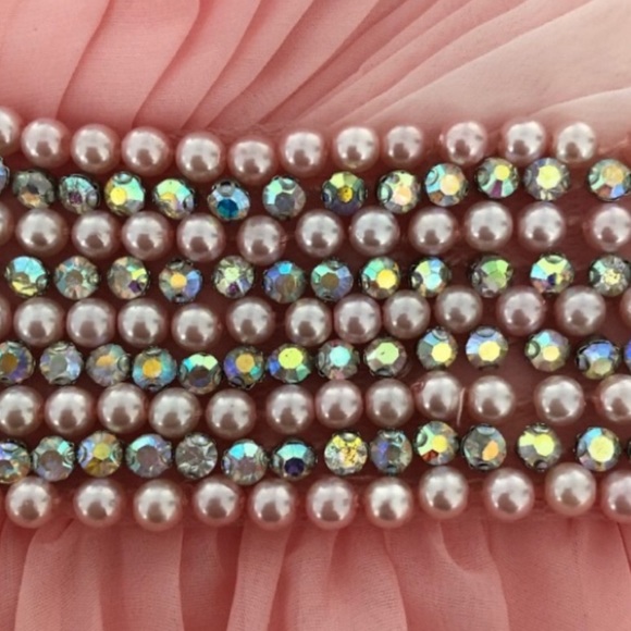 BNWT La Femme chiffon ombré gown - Picture 4 of 10